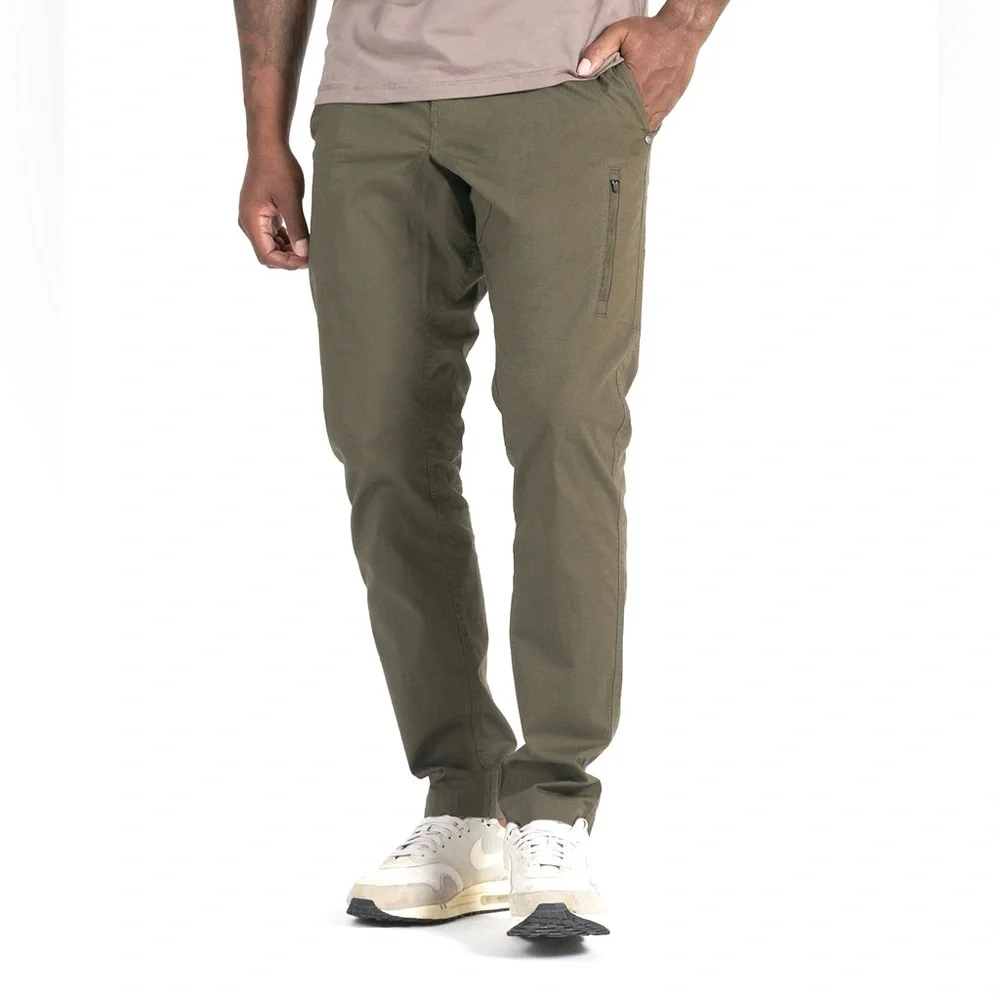 Vuori Mens Ripstop Pant SZ L Outdoor Gorpcore Oregano Army Green Hiking Climbing - Picture 16 of 16